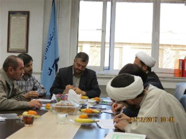 برگزاری چهارمین جلسه شورای اقامه نماز دراداره کل ارتباطات زیر ساخت استان