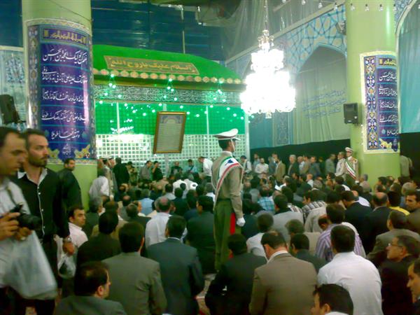 با حضور وزیر ارتباطات و فناوری اطلاعات برگزار شد :تجدید میثاق کارکنان اداره کل ارتباطات و فناوری اطلاعات استان قزوین با آرمان های امام خمینی(ره)