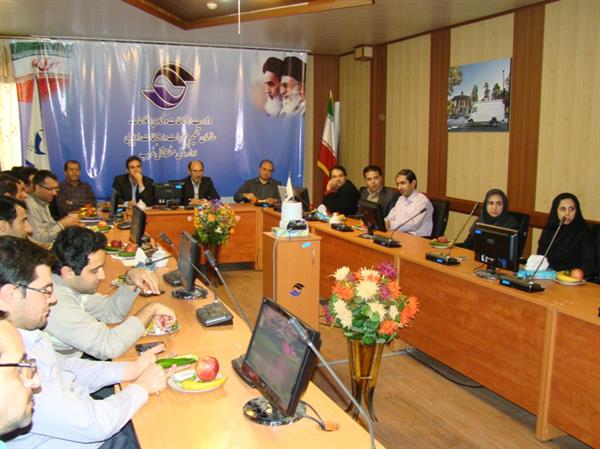 مراسم نشست پایان سال مدیرکل ارتباطات و فناوری اطلاعات استان قزوین با پرسنل